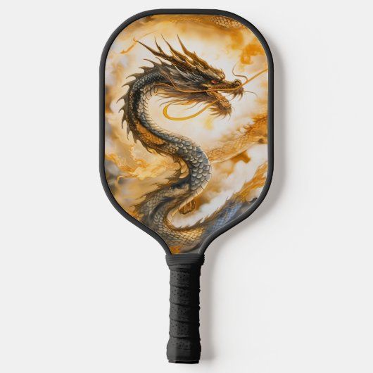 Chinese draak pickleball paddle (Achterkant)