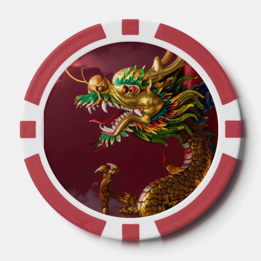 Chinese draak poker chips (Voorkant)