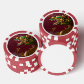 Chinese draak poker chips (Opstapeling)