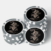 Chinese draak poker chips (Opstapeling)