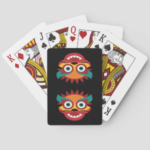Chinese draak pokerkaarten
