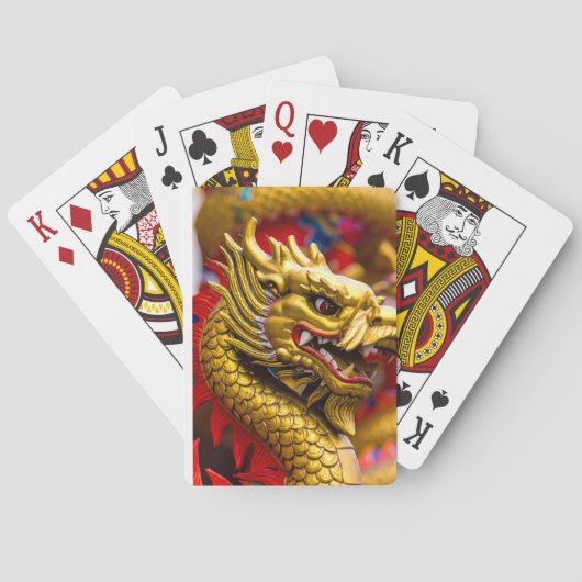 Chinese Draak Pokerkaarten (Achterkant)