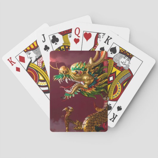 Chinese draak pokerkaarten (Achterkant)