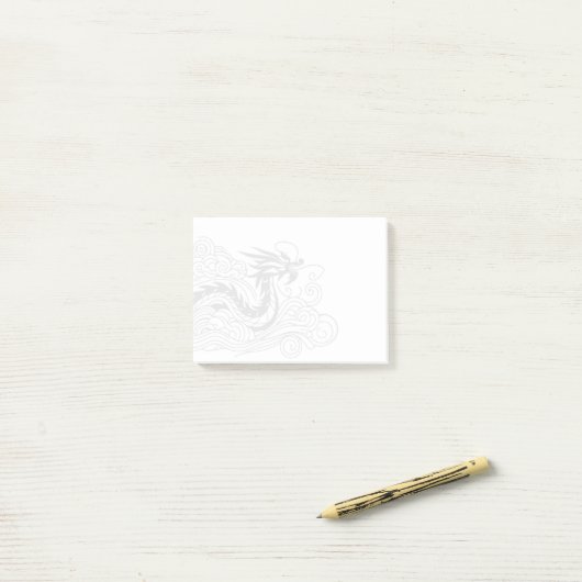 Chinese draak post-it® notes (Op bureau)