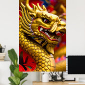 Chinese Draak Poster (Thuiskantoor)