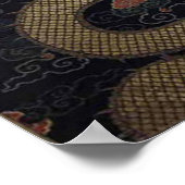 Chinese draak poster (Hoek)