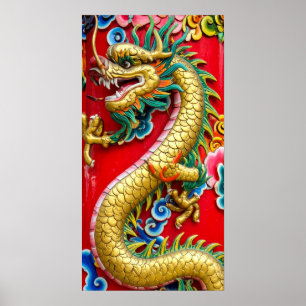 Chinese Draak Poster