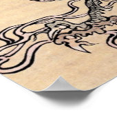 Chinese draak poster (Hoek)