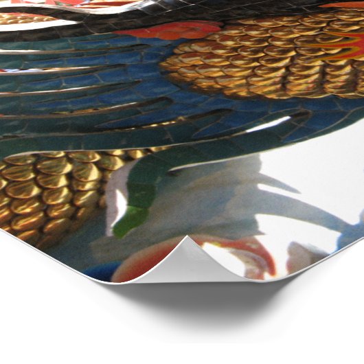 Chinese draak poster (Hoek)