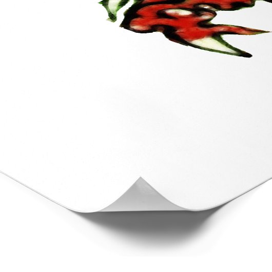 Chinese draak poster (Hoek)