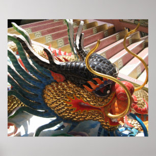 Chinese draak poster