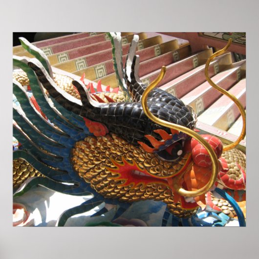 Chinese draak poster (Voorkant)