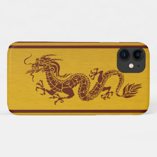 Chinese draak, rode draak, Fantasy, mythologie iPhone 11 Hoesje