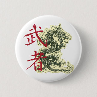 Chinese draak ronde button 5,7 cm