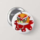 chinese draak ronde button 5,7 cm (Voorkant /achterkant)