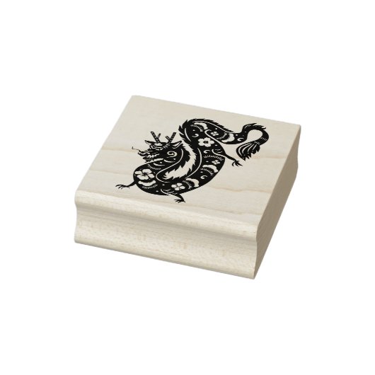 Chinese draak rubberstempel (Stempel)
