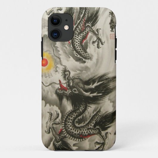 Chinese Draak Schilderen iPhone 5,  Case-Mate iPhone Case (Achterkant)