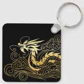 Chinese draak sleutelhanger (Achterkant)