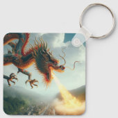 Chinese draak sleutelhanger (Achterkant)