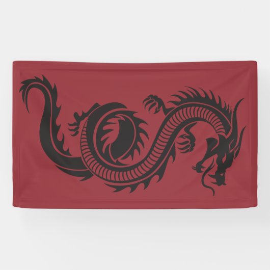 Chinese draak spandoek (Horizontaal)