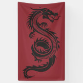 Chinese draak spandoek (Verticaal)