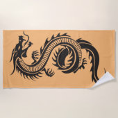 Chinese draak strandlaken (Voorkant)