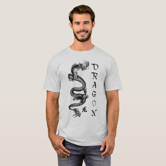 Chinese draak t-shirt (Voorkant volledig)
