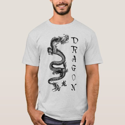 Chinese draak t-shirt (Voorkant)