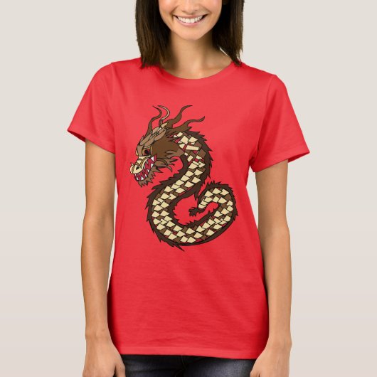 Chinese draak t-shirt (Voorkant)