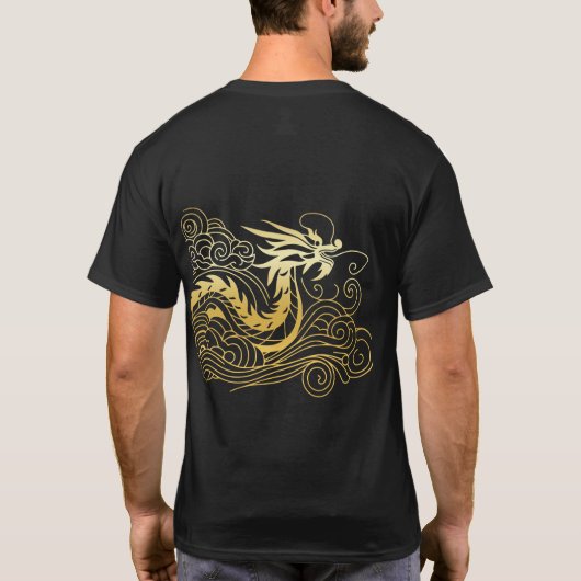 Chinese draak t-shirt (Achterkant)