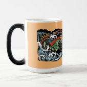 Chinese draak tegen tijger magische mok (Links)