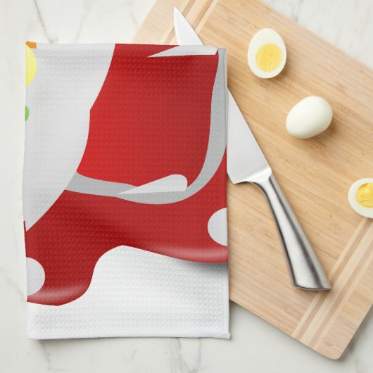 chinese draak theedoek (Quarter Fold)