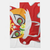 chinese draak theedoek (Verticaal)