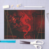 Chinese draak tissuepapier (Craft)