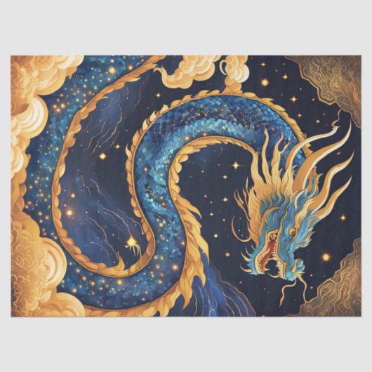 Chinese draak tissuepapier (Voorkant)