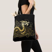 Chinese draak tote bag (Dichtbij)