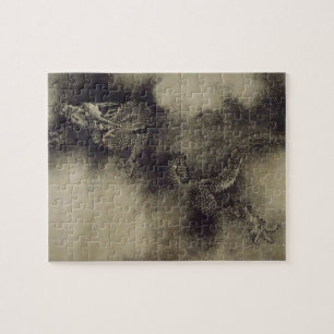 Chinese draak van Song Dynasty door Chen Rong Legpuzzel