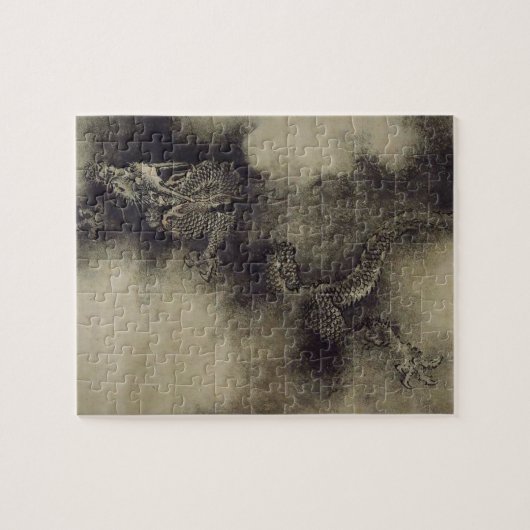 Chinese draak van Song Dynasty door Chen Rong Legpuzzel (Horizontaal)