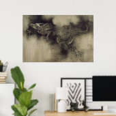 Chinese draak van Song Dynasty door Chen Rong Poster (Thuiskantoor)