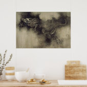 Chinese draak van Song Dynasty door Chen Rong Poster (Keuken)