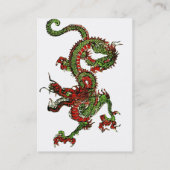 Chinese draak visitekaartje (Achterkant)