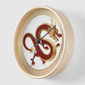 Chinese Draak wenst je een gelukkig nieuwjaar (Hoek)