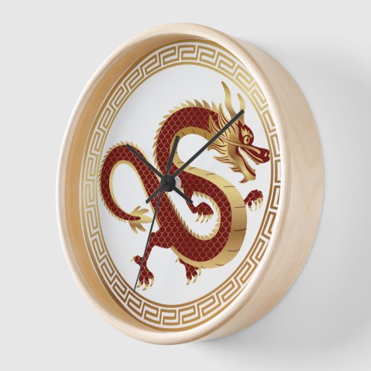 Chinese Draak wenst je een gelukkig nieuwjaar (Hoek)