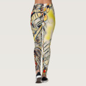 Chinese dragon Acrylyoga Leggings (Achterkant)