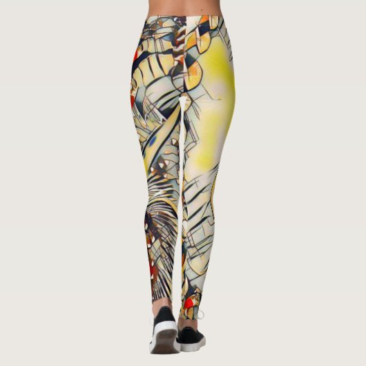 Chinese dragon Acrylyoga Leggings (Achterkant)