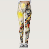 Chinese dragon Acrylyoga Leggings (Voorkant)
