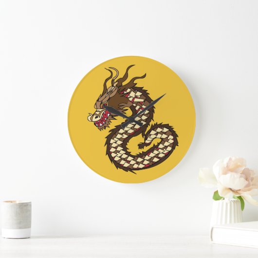Chinese Dragon Art Grote Klok (Huis)