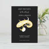 Chinese Dragon Art – Mandala Paisley Boho Poster Save The Date (Staand voorkant)