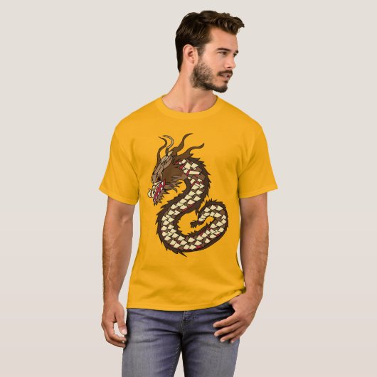 Chinese Dragon Art T-shirt (Voorkant volledig)