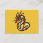 Chinese Dragon Art Visitekaartje (Voorkant)